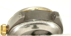 ROLEX 26mm WOMEN's STEEL & GOLD DATEJUST FLUTED BEZEL AUTOMATIC WATCH 6916 c1977