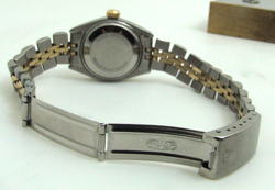 ROLEX 26mm WOMEN's STEEL & GOLD DATEJUST FLUTED BEZEL AUTOMATIC WATCH 6916 c1977