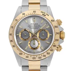 ROLEX DAYTONA 16523 GRAY ALL TRITIUM U NUMBER SECOND HAND MENS