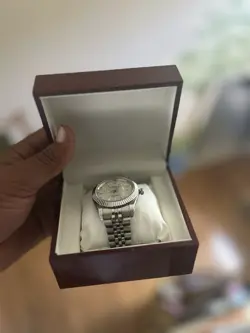 ROLEX SILVER MEN'S WRISTWATCH