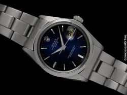 1973 ROLEX OYSTER PERPETUAL DATE MENS VINTAGE SS STEEL WATCH - MINT W/ WARRANTY
