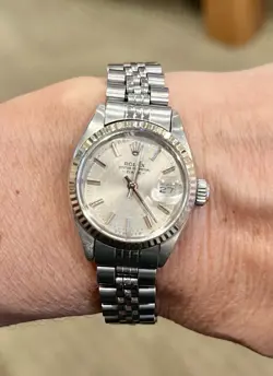 ROLEX STAINLESS STEEL DATE OYSTER PERPETUAL 26MM JUBILEE BAND