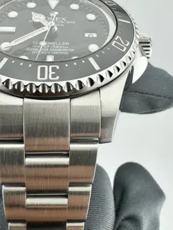 Rolex Sea-Dweller Deepsea 44mm Black Ceramic Dive 116660 Full Papers & Box