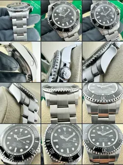 Rolex Sea-Dweller Deepsea 44mm Black Ceramic Dive 116660 Full Papers & Box