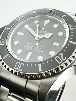 Rolex Sea-Dweller Deepsea 44mm Black Ceramic Dive 116660 Full Papers & Box