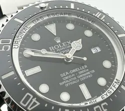 Rolex Sea-Dweller Deepsea 44mm Black Ceramic Dive 116660 Full Papers & Box