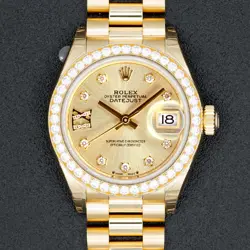LADY-DATEJUST 28MM YELLOW
