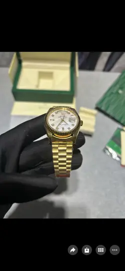 ROLEX 18038 DAY-DATE PRESIDENTIAL 18K YELLOW GOLD WATCH, OYSTER PERPETUAL