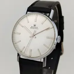 VINTAGE ROLEX MARCONI MEN'S WATCH - 34MM - NICKEL CROMED CASE - 1945'S