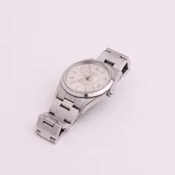 ROLEX OYSTER PERPETUAL DATE 34MM SILVER DIAL 15200