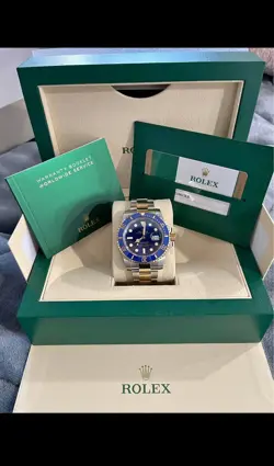 SUBMARINER BLUE SILVER
