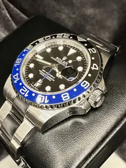 ROLEX BATMAN GMT-MASTER II 116710BLNR, OYSTER BRACELET