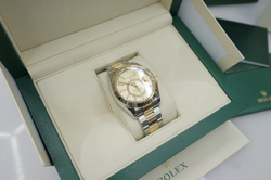 Mint Papers Rolex Sky-Dweller 336933 42mm Steel & Gold, Champagne Dial 2024