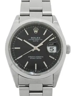 ROLEX OYSTER PERPETUAL DATE 15200 T MEN'S AUTOMATIC #T156