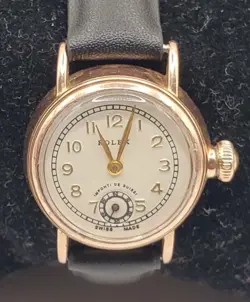 LADIES ROLEX 14K GOLD FILLED WRIST WATCH RUNS - VINTAGE - AUTHENTIC GUARANTEE