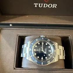 Tudor Rolex 79090 Blue 2 Line Submariner 40mm w/Service Paper /Box