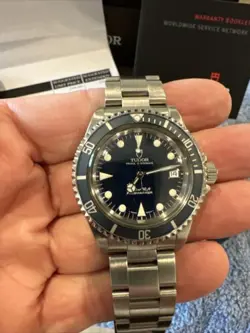 Tudor Rolex 79090 Blue 2 Line Submariner 40mm w/Service Paper /Box