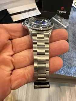 Tudor Rolex 79090 Blue 2 Line Submariner 40mm w/Service Paper /Box