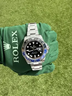 7/20/14 ROLEX GMT-MASTER II 116710BLNR BATMAN (40MM) EBAY LIVE!