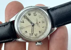 1940S ROLEX OYSTER SPEEDKING REF. 3121 MILITARY WW2 ORIGINAL DIAL STEEL SERVICED