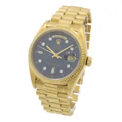 MEN'S ROLEX OP DAY-DATE PRESIDENT WATCH REF.18038 BLUE DIAMOND DIAL W189795-1