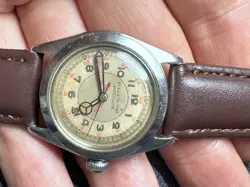 1940'S ROLEX OYSTER ROYALITE REF 4220 MILITARY WW2 ORIGINAL DIAL STEEL SERVICED