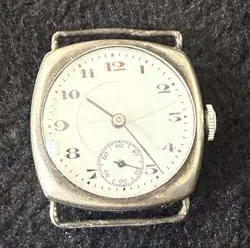 EARLY SILVER WRISTWATCH