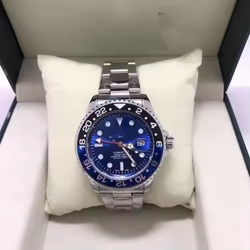 ROLE  GMT-MASTER II 126710BLNR SILVER JUBILEE BRACELET WITH BLUE AND BLACK BEZEL