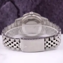Rolex Men's Datejust 36mm Jubilee Steel Watch ICED 2.50ct Diamonds Purple Dial