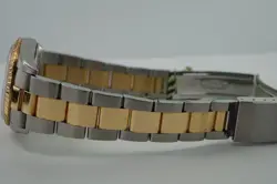 Rolex 15223 Date 34 mm Steel & 18k Gold Tags Hologram Unpolished N.O.S. c. 2005