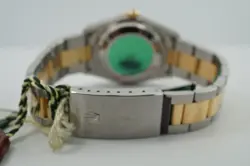 Rolex 15223 Date 34 mm Steel & 18k Gold Tags Hologram Unpolished N.O.S. c. 2005