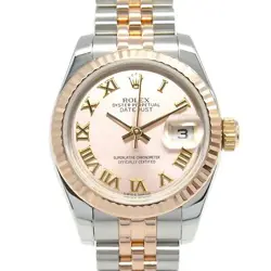ROLEX DATEJUST WRIST WATCH 179171 AUTOMATIC 18KPG STAINLESS STEEL USED WOMEN