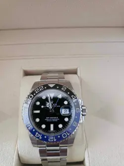 ROLEX GMT MASTER II BATMAN STAINLESS STEEL OYSTER BRACELET 116710BLNR