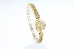 WOMENS VINTAGE TUDOR BY ROLEX GOLD TONE WATCH HAND WIND REQUIRES REPAIR
