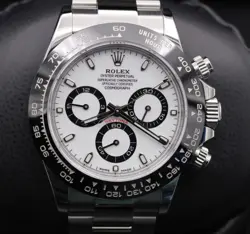 ?ROLE?X?DAYTONA PANDA 40MM COSMOGRAPH WHITE DIAL STAINLESS STEEL 116500LN WATCH