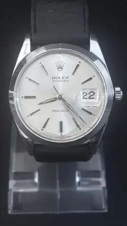 6: 1959 ROLEX OYSTERDATE PRECISION 6694 MANUAL MENS WRISTWATCH W DATE
