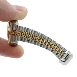 Rolex OP Ladies Two-Tone Watch Ref 76193 Champagne Dial 26mm AS IS #W120080-1