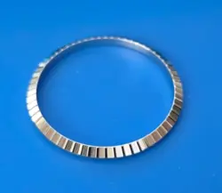 NEW ENGINE TURNED BEZEL FOR 36MM ROLEX WRIST WATCH 1601-1603 STAINLESS STEEL