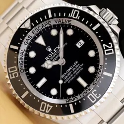 2021 CARD ROLEX SEA-DWELLER DEEPSEA 126660 BLACK DIAL STEEL 44MM OYSTER WATCH