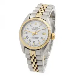LADIES ROLEX OP DATEJUST TWO-TONE WATCH REF.#6917 WHITE ROMAN DIAL W182602-1