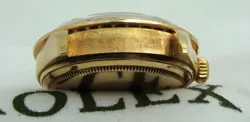 ROLEX 36MM DAY-DATE PRESIDENT 18K YELLOW GOLD 18078 WDIAMOND DIAL & BEZEL C.1987
