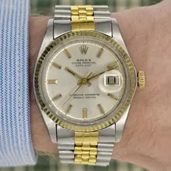 VINTAGE 1978 ROLEX DATEJUST - REF. 1601 - 36MM - TWO TONE JUBILEE - MEN'S WATCH