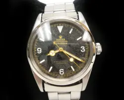 VINTAGE ROLEX EXPLORER REF 6610 SS BRACELET WRISTWATCH C.1956