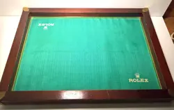 ULTRA RARE VINTAGE ROLEX DEALER PRESENTATION TRAY 50/60 USED CONDITION