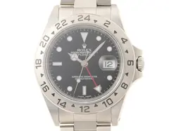 ROLEX A# EXPLORER II 16570 BLACK AUTOMATIC #061
