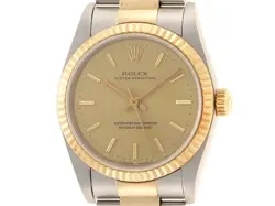 ROLEX 67513 AUTOMATIC X# /YG CHAMPAGNE DIAL #117