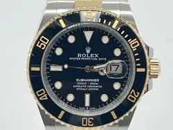 ROLEX 2025 GUARANTEE SUBMARINER DATE 126613LN AUTOMATIC - YG 300M #003