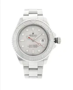 ROLEX OYSTER PERPETUAL YACHT MASTER 16622 40MM PLATINUM DIAL BEZEL