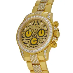 Rolex Daytona 'Eye of the Tiger' 116598TBR Yellow Gold Diamond Accents