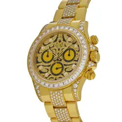 Rolex Daytona 'Eye of the Tiger' 116598TBR Yellow Gold Diamond Accents